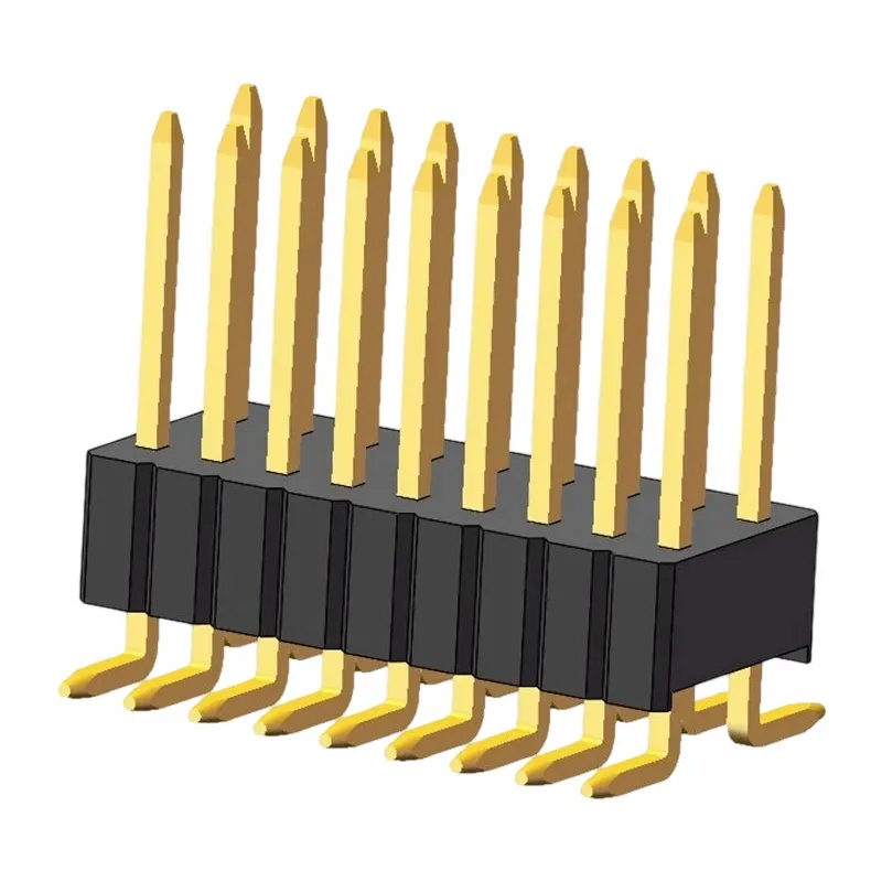 1,27x2.54 mm encabezado de pin de doble fila SMT3