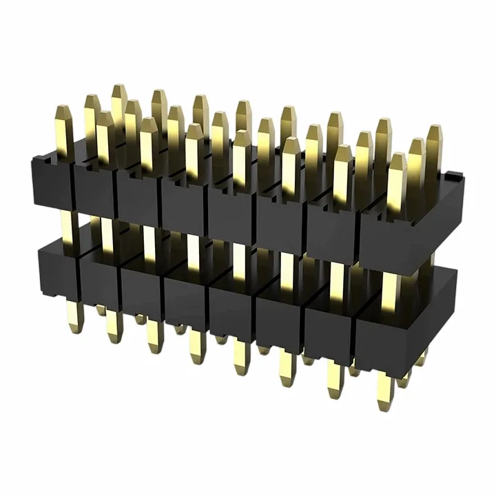 Encabezado de pin de 2.0 mm tres filas rectas