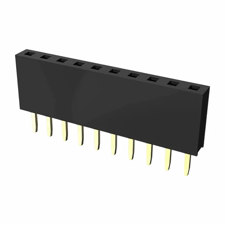 Cabeze femenino de 2.54 mm Firma Single fila y tipo Y