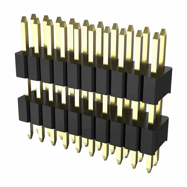 Encabezado de pin de 2.54 mm en fila doble recta