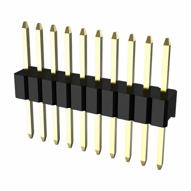 Encabezado de pin de 2.54 mm una sola fila recta