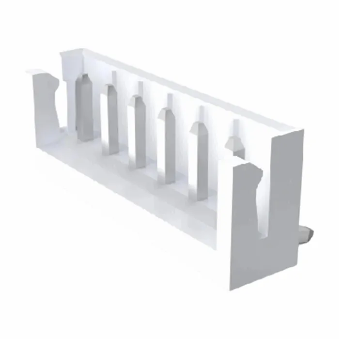 Oblea de 2,5 mm de fila única DIP en ángulo recto H6.4 mm